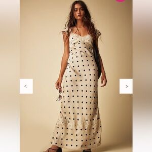 NWT Free People Butterfly Babe Maxi Cutout Cedar Combo. Size Small.